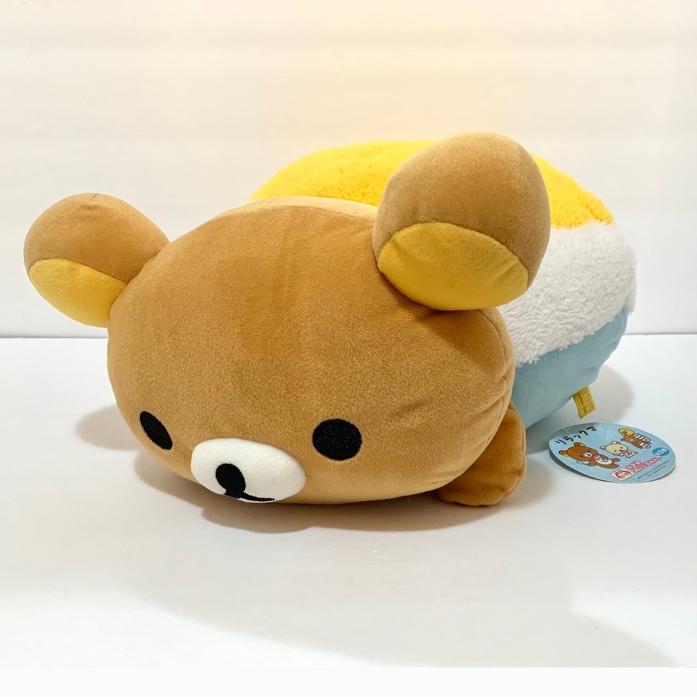 NEW 16” San-X Rilakkuma SS10502 Kakigori Shaved Ice Kawaii Bear Food Plush USA